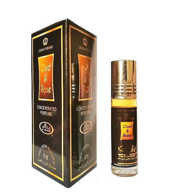 Oud & Rose Perfume Oil by AlRehab 6ml Bin Imtiaz